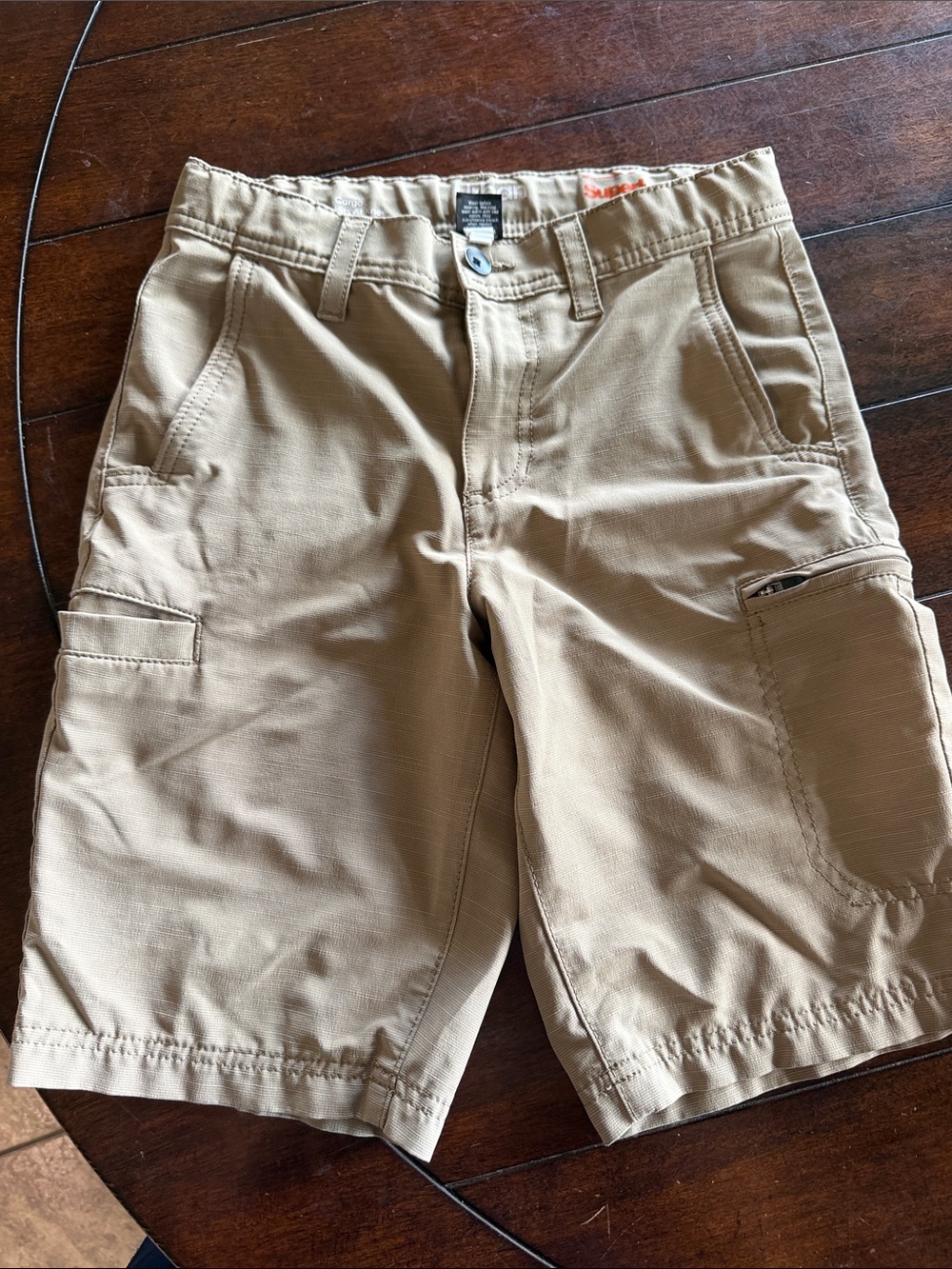 urban pipeline Tan Cargo Shorts for Kids
